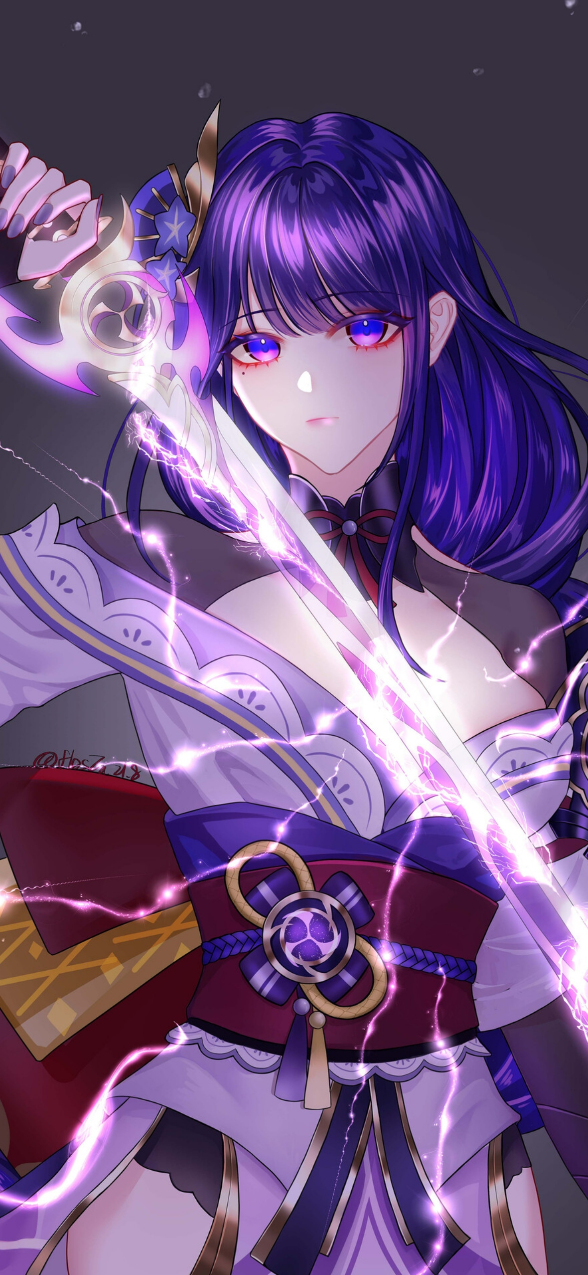 Raiden Shogun Wallpaper iPhone 11