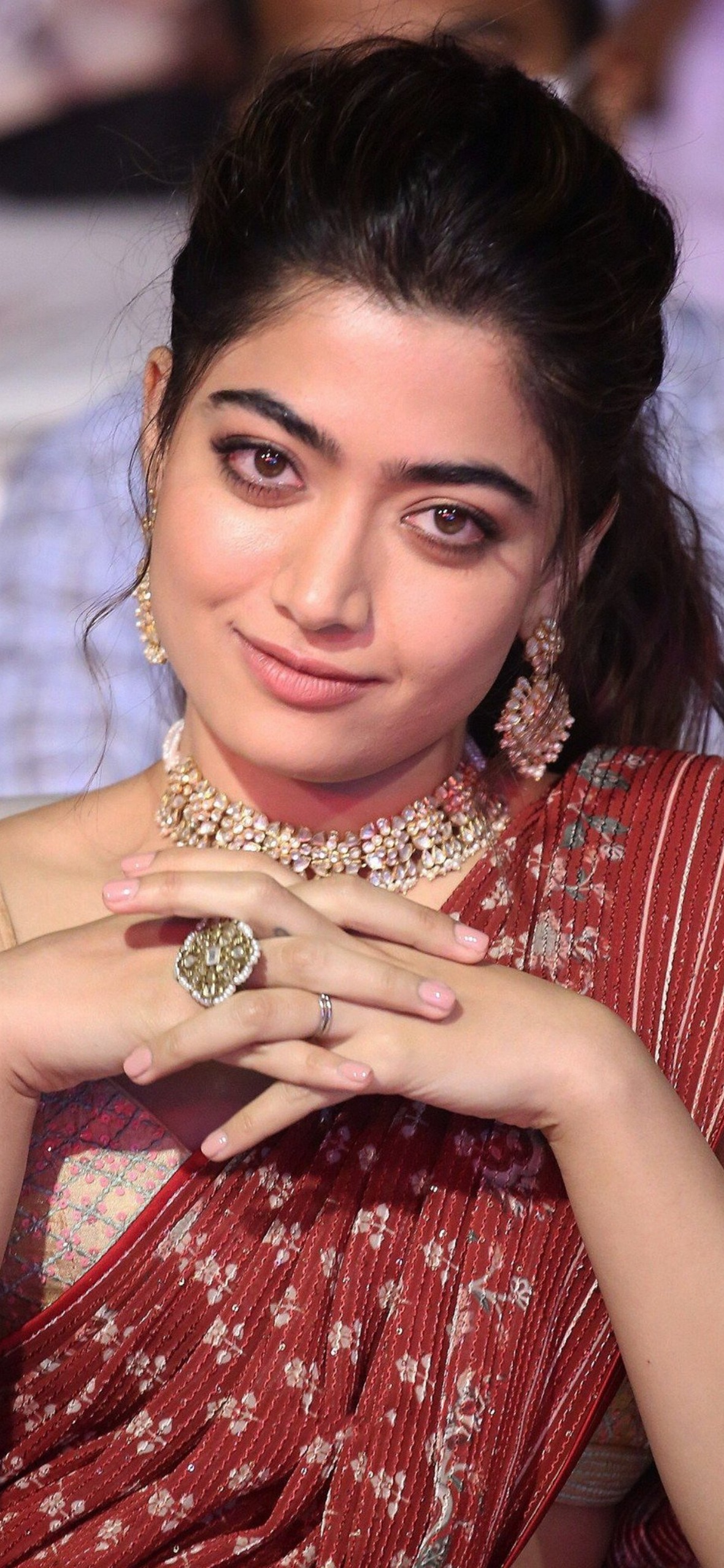 Rashmika iPhone Lock Screen Wallpaper
