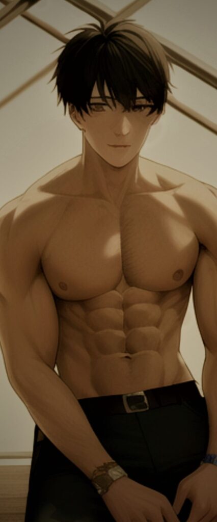 Anime GYM Boy Wallpaper For iPhone 14