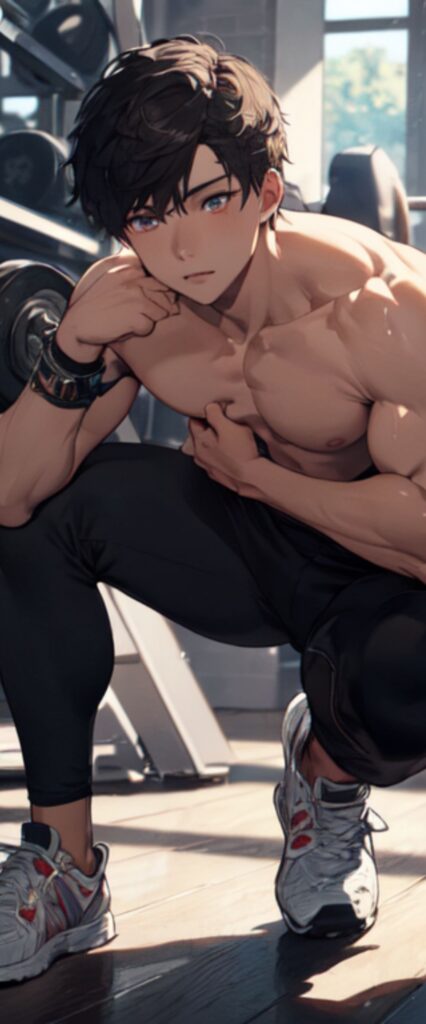 Anime GYM Boy Wallpaper For iPhone