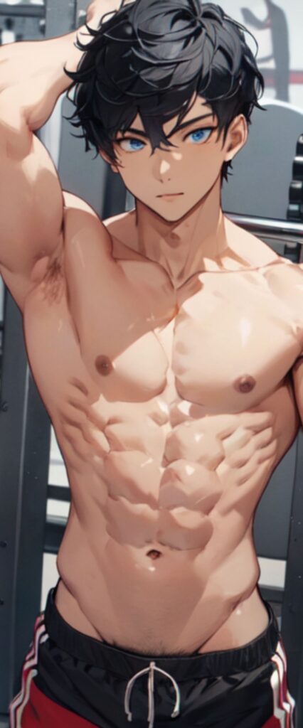 Anime GYM Boy Wallpaper For iPhone X