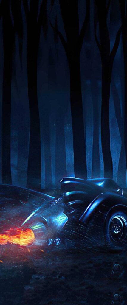 Batmobile Wallpaper For iPhone 12