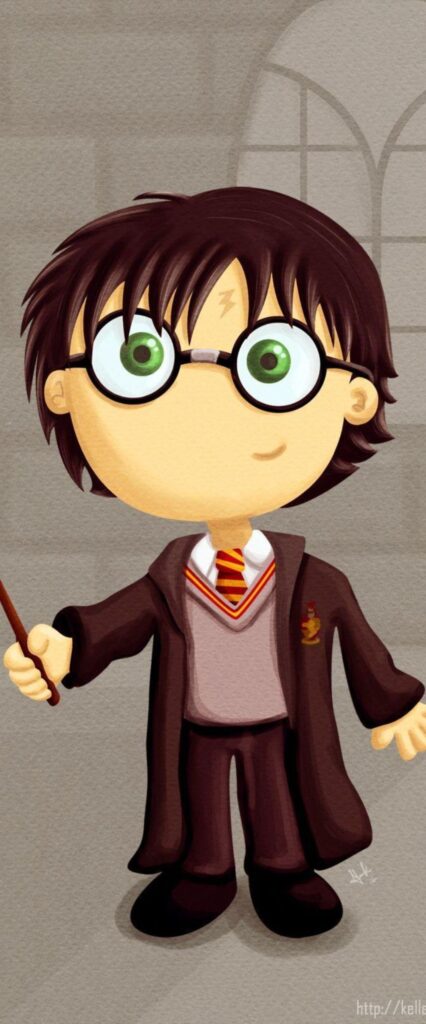Cartoon Harry Potter Wallpaper For iPhone 11