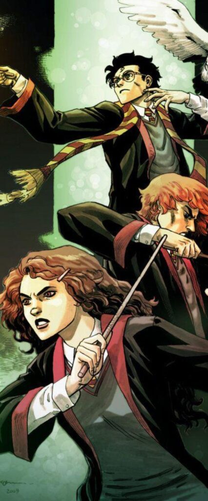 Cartoon Harry Potter Wallpaper For iPhone X