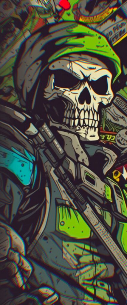 Cool Skull Wallpaper For iPhone 14