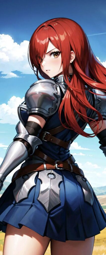 Erza Scarlet Wallpaper For iPhone XR