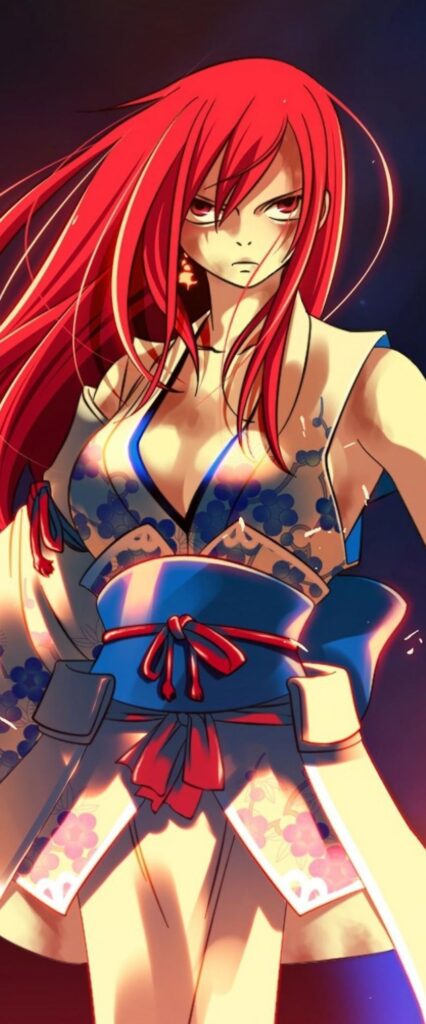 Erza Scarlet iPhone Wallpaper