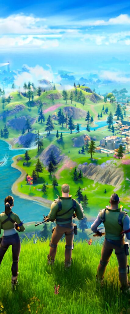 Fortnite Chapter 3 iPhone Lock Screen Wallpaper