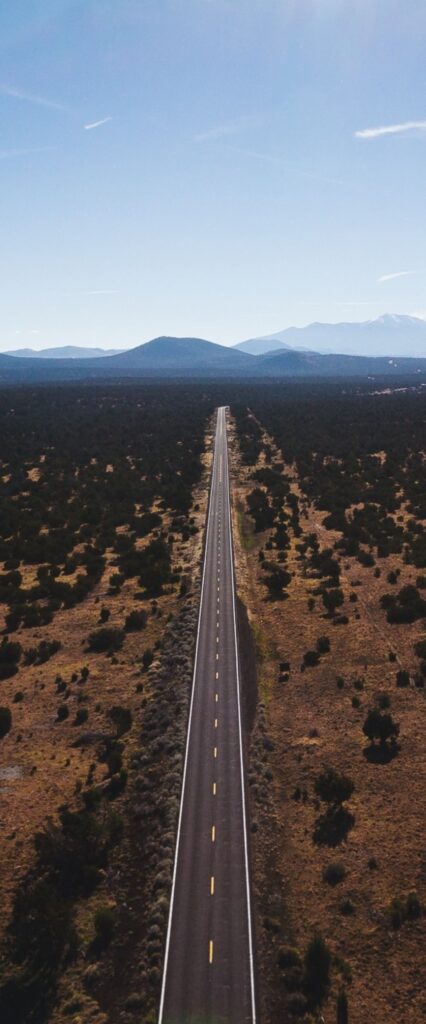 Highway iPhone Lock Screen Wallpaper