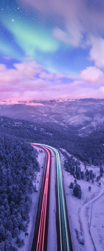 Highway iPhone Wallpaper