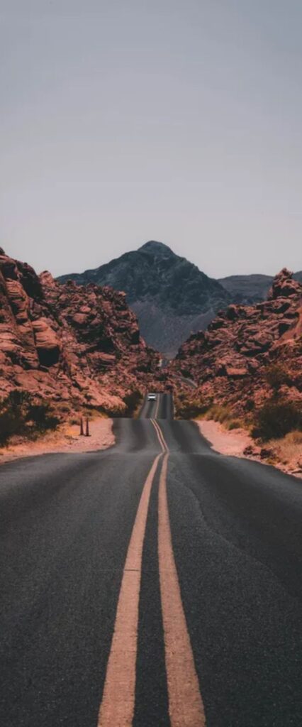 Highway iPhone Wallpaper 4k