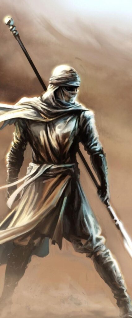 Islamic Warrior iPhone Wallpaper