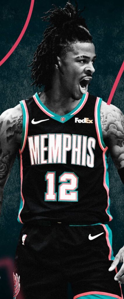 Ja Morant Wallpaper For iPhone 14 Pro