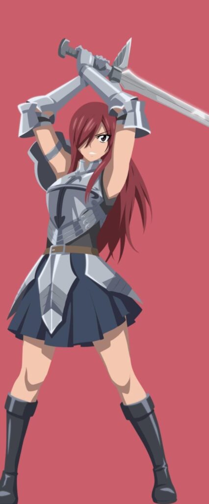 iPhone Wallpaper Erza Scarlet