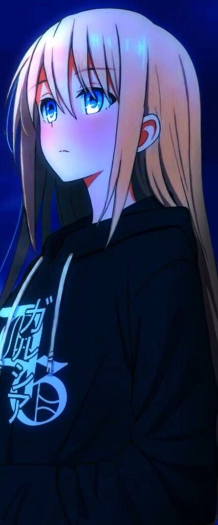 Anime Hoodie Girl Wallpaper For iPhone