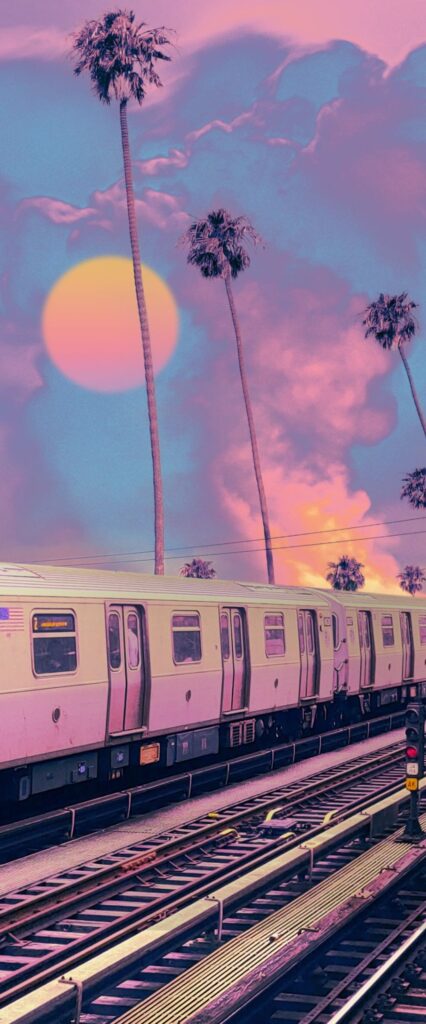 Anime Train Wallpaper 4k For iPhone