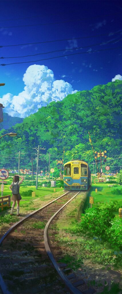 Anime Train Wallpaper HD For iPhone