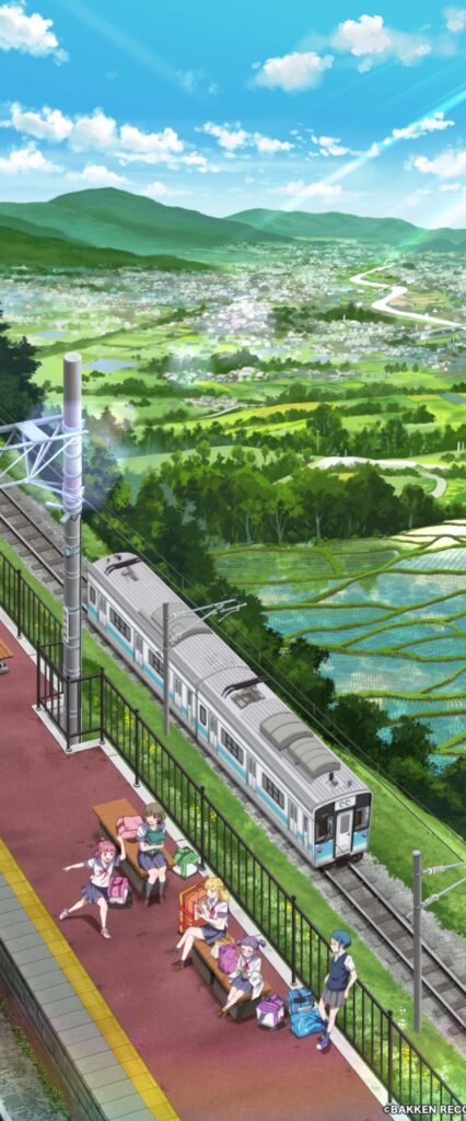 Anime Train iPhone Wallpaper 4k