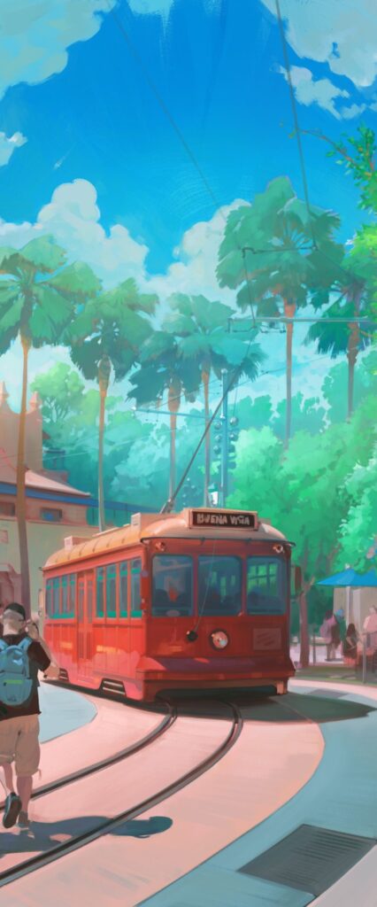 Anime Train iPhone Wallpaper HD
