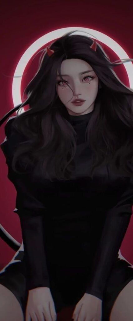 Awesome Warrior Girl iPhone Wallpaper