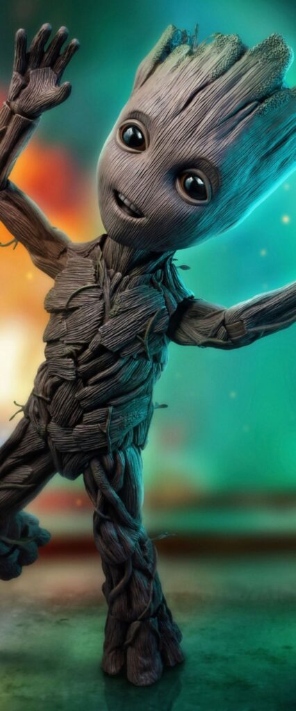 Baby Groot iPhone Wallpaper 4k