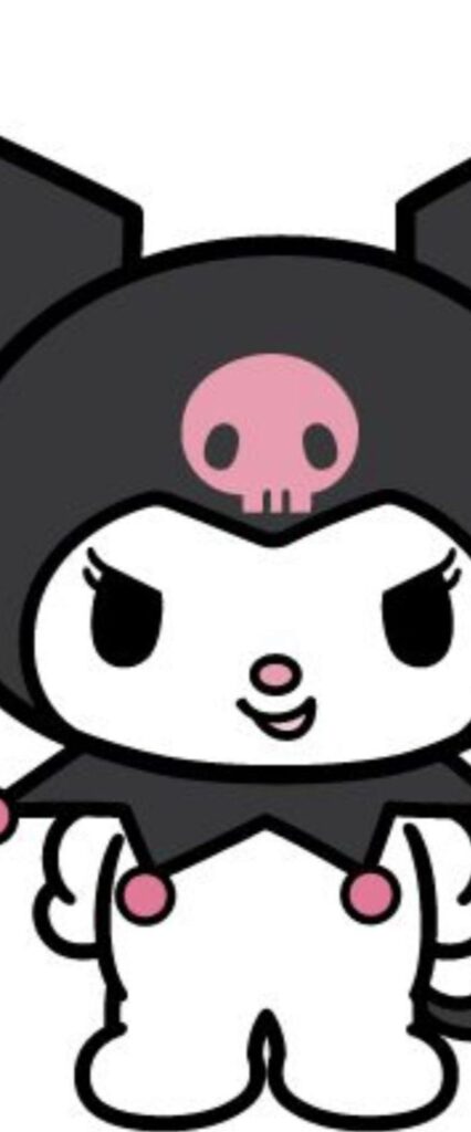 Kuromi iPhone Lock Screen Wallpaper