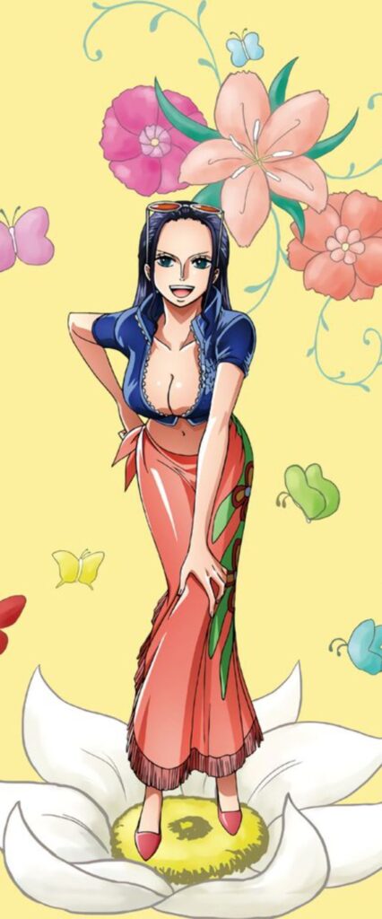 Nico Robin iPhone Lock Screen Wallpaper