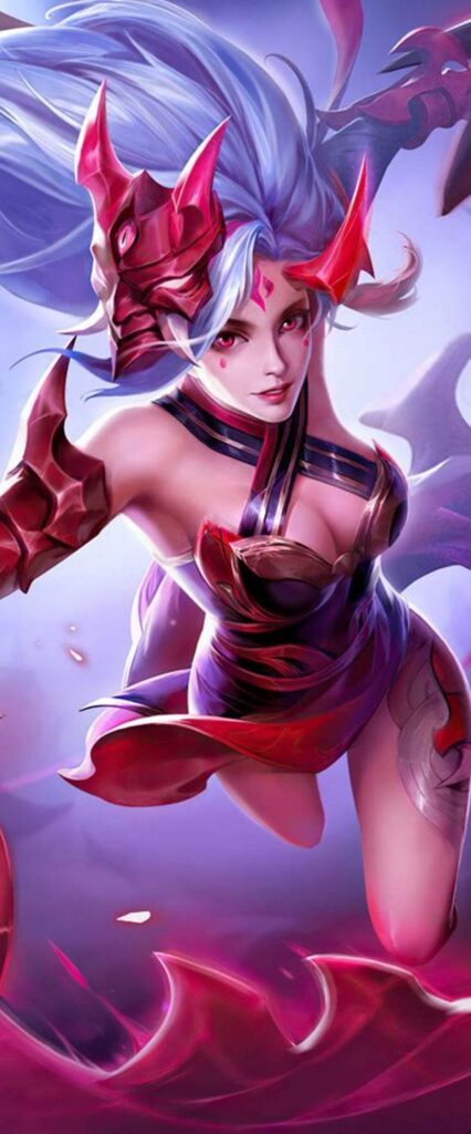 Nightbringer Lillia iPhone Home Screen Wallpaper
