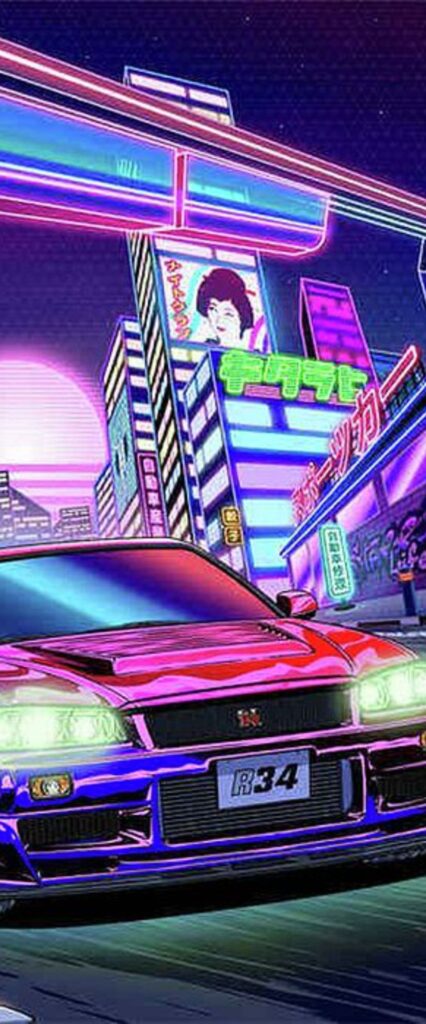 R34 iPhone Wallpaper 4k
