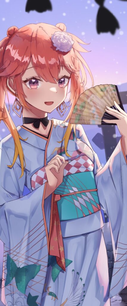 Takanashi Kiara iPhone Home Screen Wallpaper