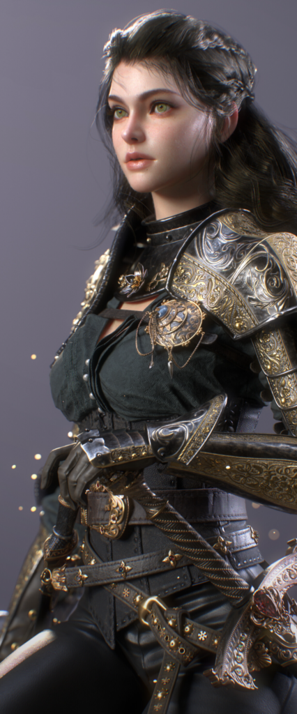 Warrior Girl Best iPhone Wallpaper
