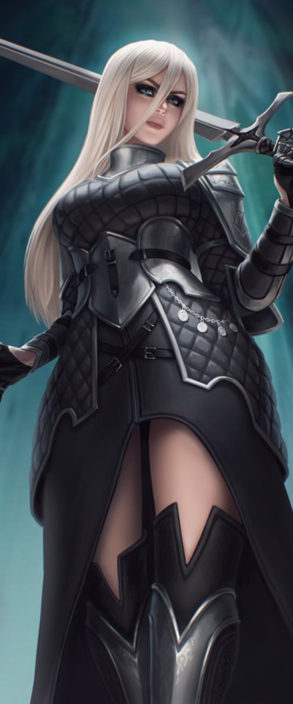 Warrior Girl Wallpaper 4k For iPhone