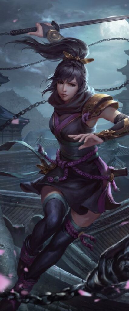 Warrior Girl Wallpaper HD For iPhone