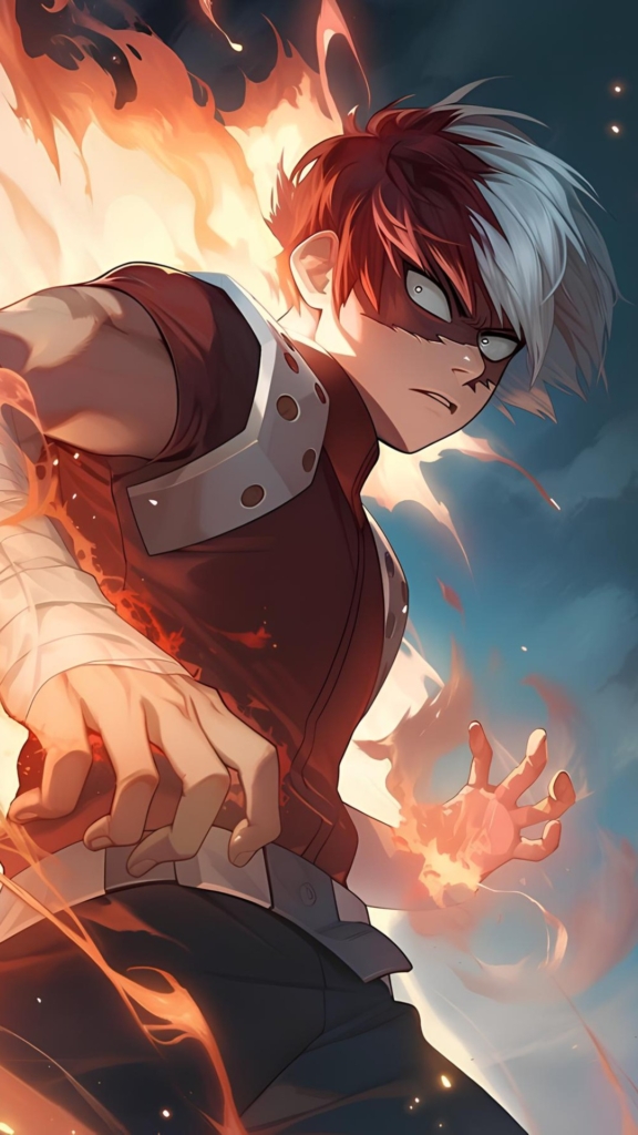 Wallpaper of Shoto Todoroki