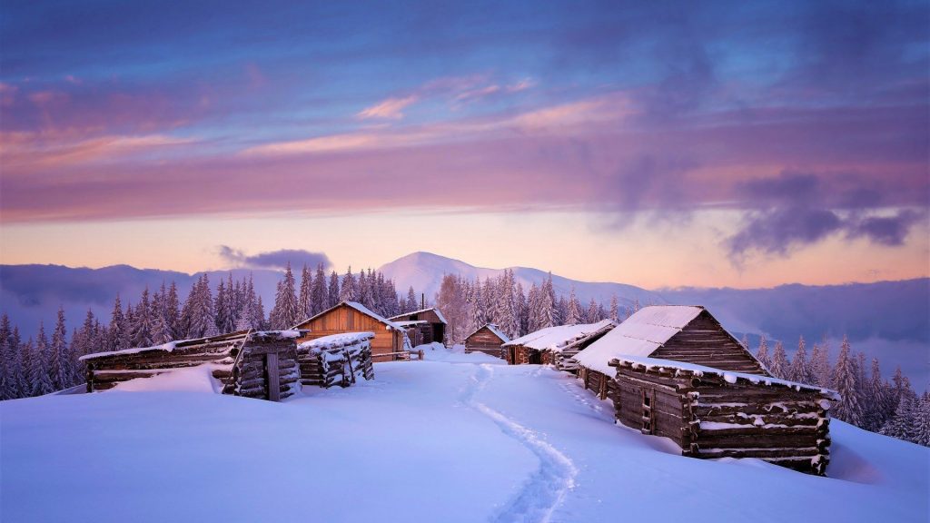 Winter Background 4k