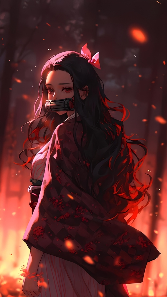 Wallpaper Nezuko