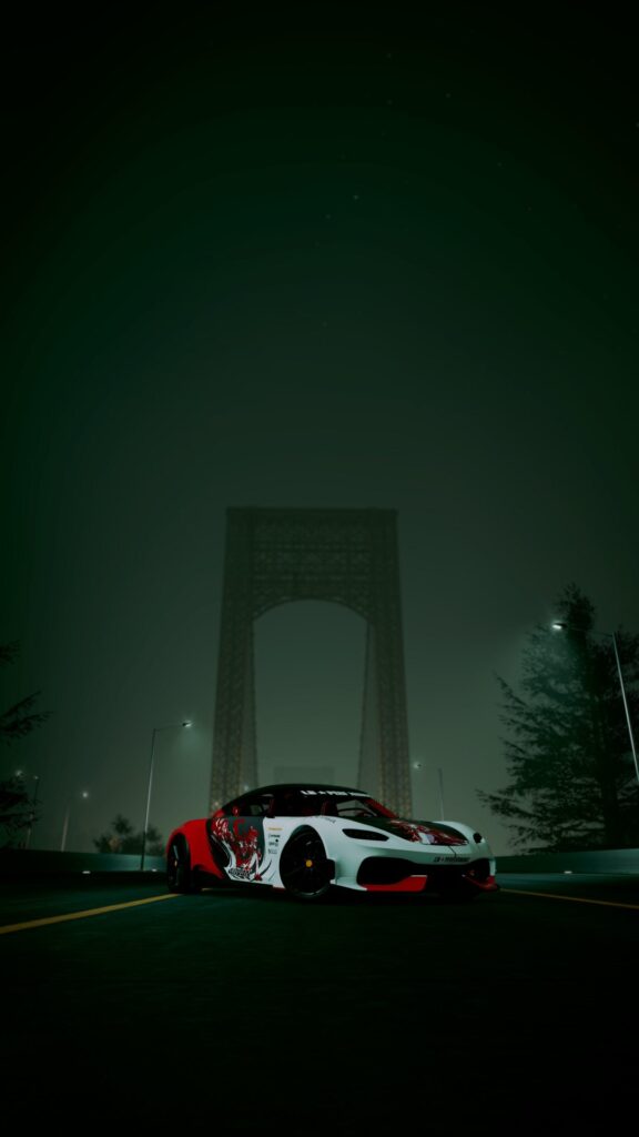 Night Dark Car Wallpaper