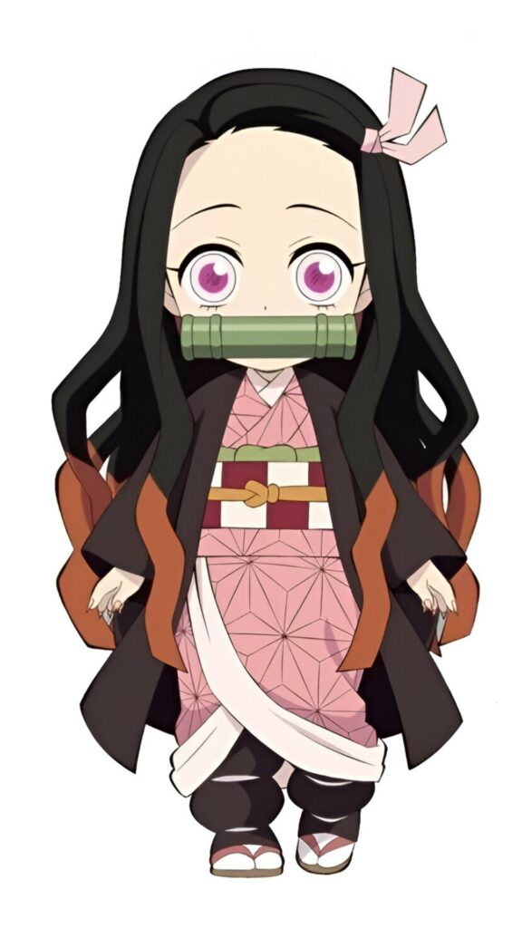 Nezuko Chibi Full HD Wallpaper