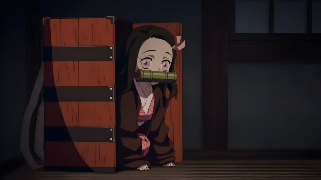 Nezuko Chibi PC Wallpaper