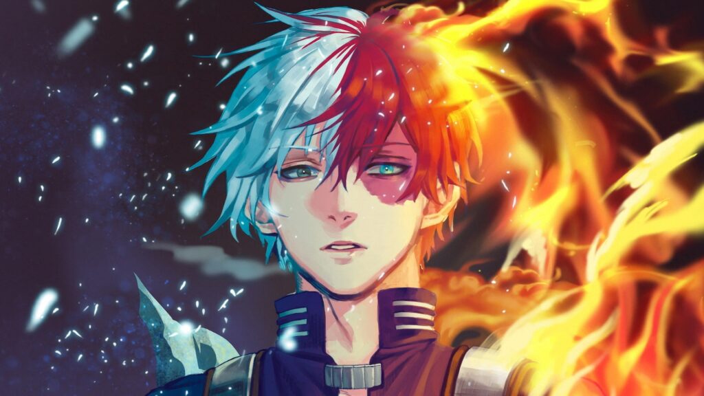 Shoto Todoroki 4k Wallpaper