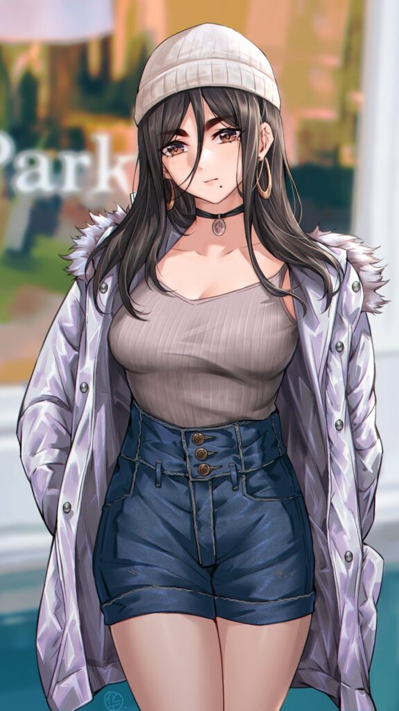 Stylish Anime Girl Wallpaper