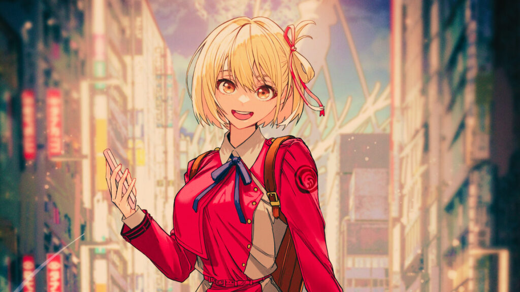 Chisato Nishikigi Desktop Wallpaper