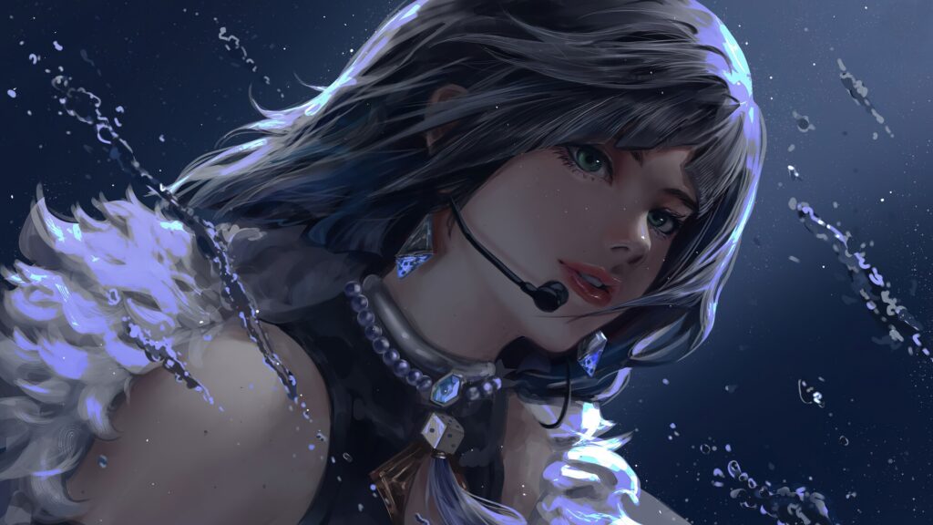 Genshin Impact Yelan Desktop Wallpaper