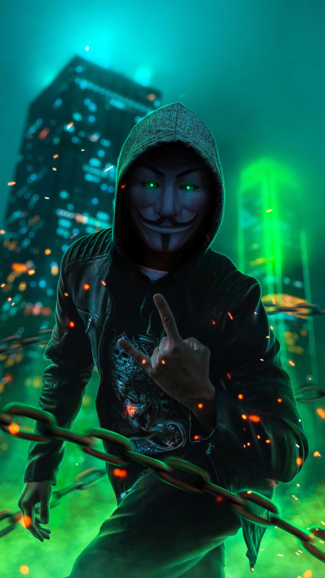 Anonymous Mask Mobile Backgrounds