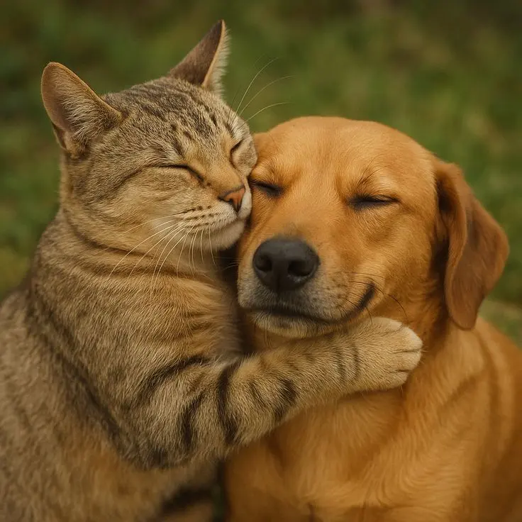 dog and cat wallpapers 4K