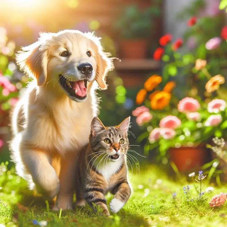 funny dog and cat wallpapers