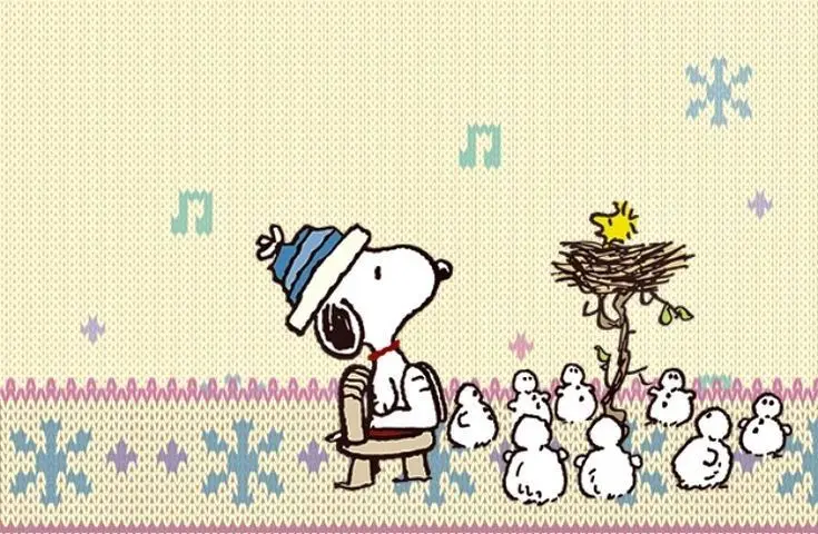 aesthetic snoopy christmas wallpaper laptop