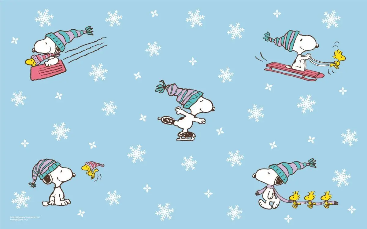 snoopy holiday wallpaper desktop