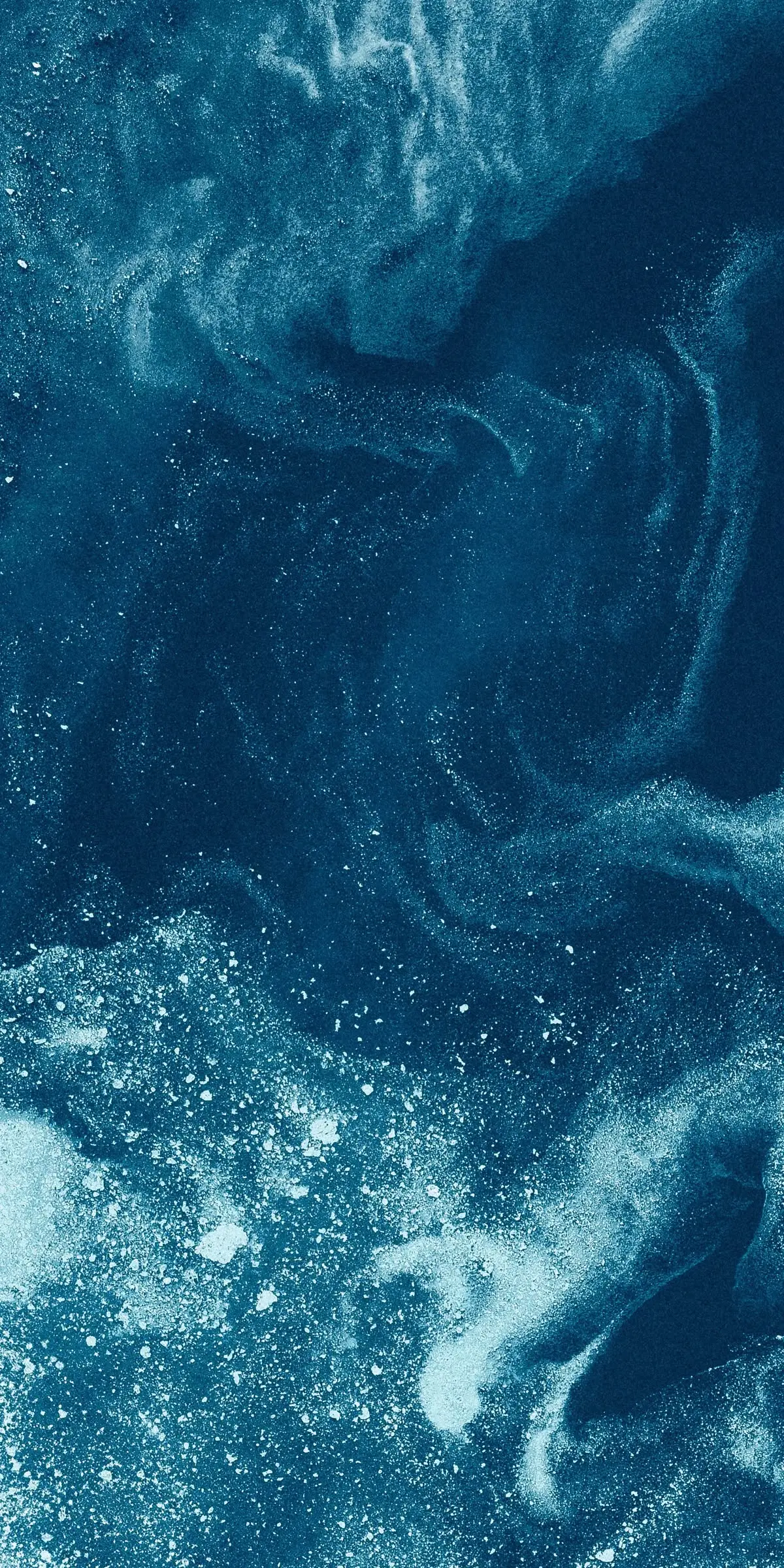 aesthetic blue wave wallpaper