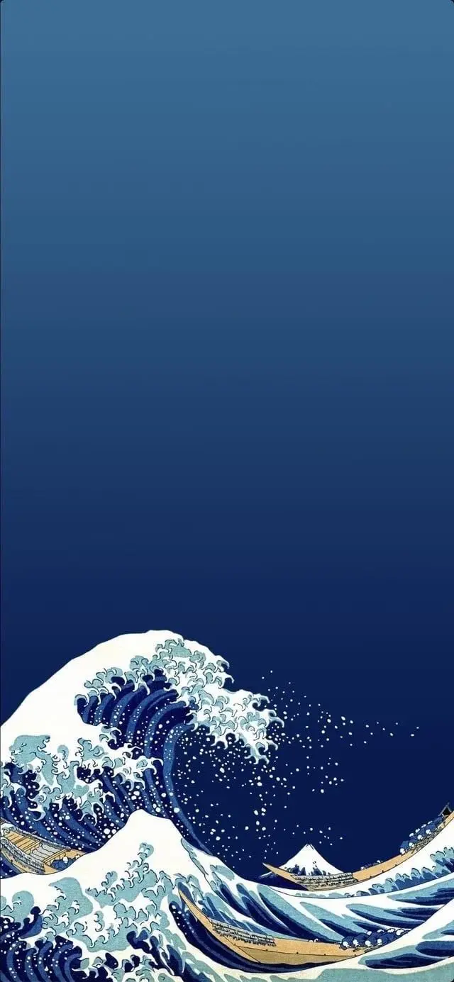 blue wave wallpaper for iphone